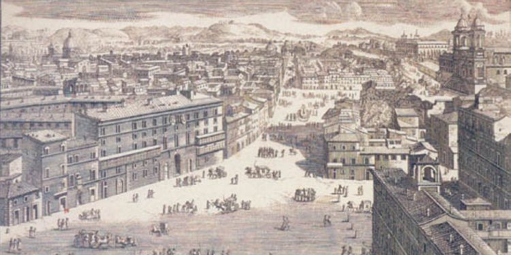 Piazza Spagna, Roma, siglo 17