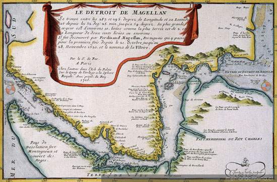 Le Detroit de Magellan, 1705