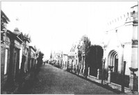 Calle del Cementerio General de Santiago, 1910