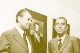 Eduardo Frei con Patricio Aylwin en su oficina