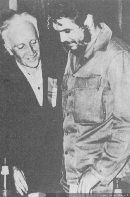 Clotario Blest y Ernesto "Che" Guevara, ca. 1950