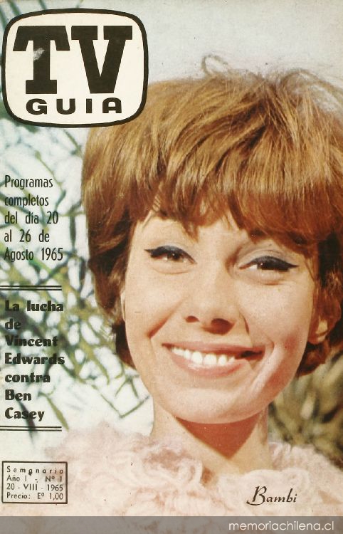 TV. Guía : año 1, n° 1, 20 de agosto de 1965