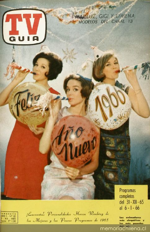 TV. Guía : año 1, n° 20, 31 de diciembre de 1965