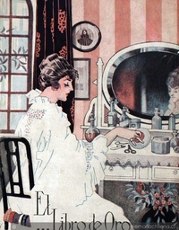 Mujer frente a su tocador, 1918