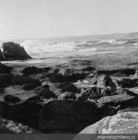 Mar y roqueríos, hacia 1960