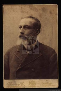 Retrato de José Miguel Valdés Carrera, 8 de enero de 1892