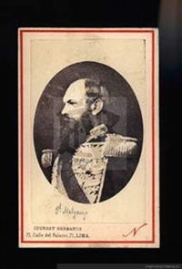 Mariano Melgarejo, Presidente de Bolivia, ca. 1871