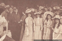 Reunión social, 1906