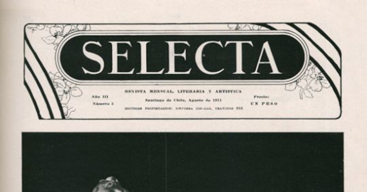 Selecta : año 3, n° 5, agosto 1911