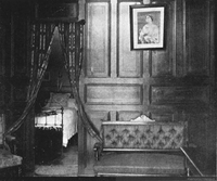 Pieza de un pensionista en la Casa de Orates, ca. 1901