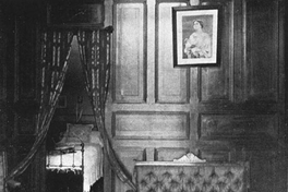 Pieza de un pensionista en la Casa de Orates, ca. 1901