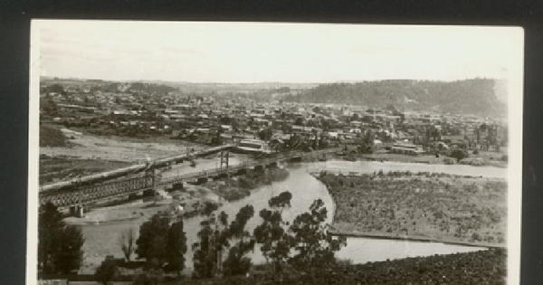 Panorámica de Temuco, ca. 1949