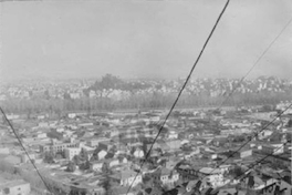 Panorámica de la ciudad de Santiago desde Cerro San Cristóbal