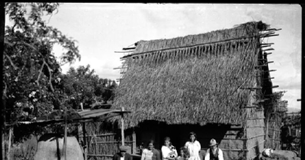 Choza en Queronque, Limache, ca. 1930