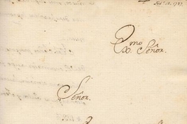 [Carta] 1737 Feb. 12, Quito [a] Joseph Patiño : [manuscrito]