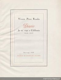 Diario de un viaje a California (1848-1849)