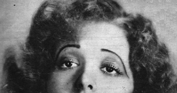 Consuelo de Guzmán, artista chilena que hizo en Hollywood el primer cinedrama hablado en español, ca. 1930