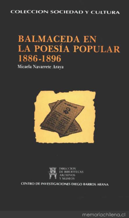 Balmaceda en la poesía popular: 1886-1896