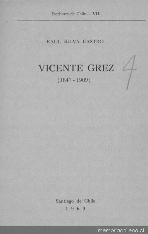 Vicente Grez (1847-1509)