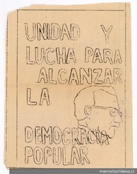 Unidad y lucha para alcanzar la democracia popular, 1983-1988
