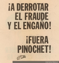 ¡A derrotar el fraude y el engaño!, 1983-1988