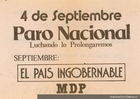 El país ingobernable, 1983-1988