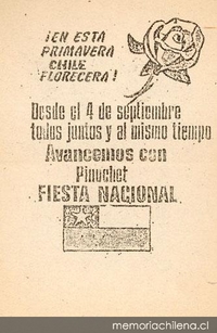 En esta primavera Chile florecerá, 1983-1988