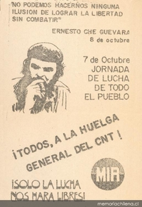 Todos a la huelga general del CNT, 1983-1988