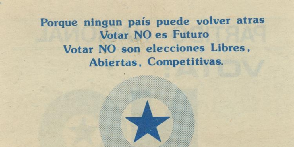 Votar No es futuro, 1988