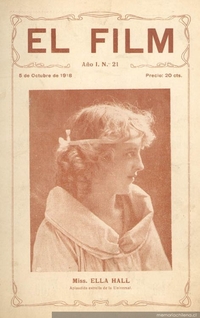 El Film : año 1, n° 21, 5 de octubre de 1918