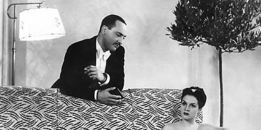 Beverle Bush y Poncho Merlet en La chica del crillón, 1941