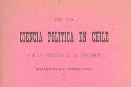 De la ciencia política en Chile