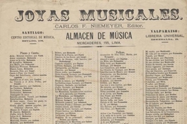 Joyas musicales editado por Niemeyer, 1900