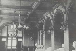 Foyer del segundo Teatro Municipal Victoria, 1895