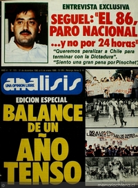 Análisis: n° 123-139, enero a abril de 1986