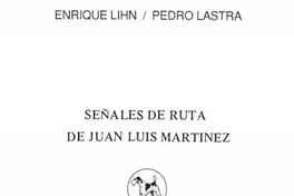 Señales de ruta de Juan Luis Martínez