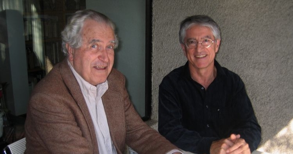 Roberto Torretti junto a Jesús Mosterín, 2004