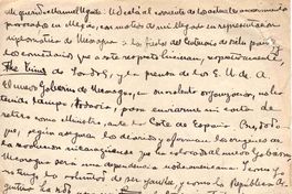 [Carta], c.1898 Argentina? <a> Manuel Ugarte [manuscrito]