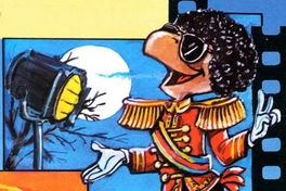 Condorito como Michael Jackson, 1985