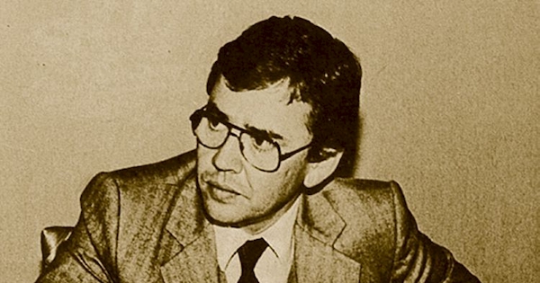El economista Juan Villarzú, uno de los propulsores de la redacción de El Ladrillo, 1982