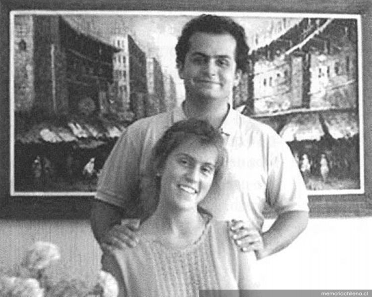 Aminie y Emilio Filippi, hijos de Emilio Filippi, ca. 1998