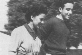 Guillermo Blanco con Lucía Cristi, su futura señora, 1950
