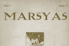 Marsyas : nº 1, 1927
