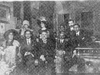 Asistentes a un concierto en casa de Don Luis Arrieta Cañas, 1912