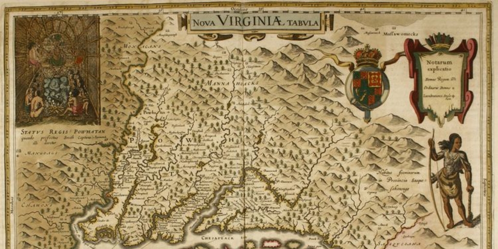 Nova Virginiae : tabula
