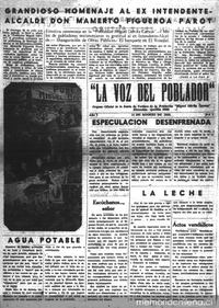 La Voz del poblador : n° 1-4, agosto-noviembre de 1953