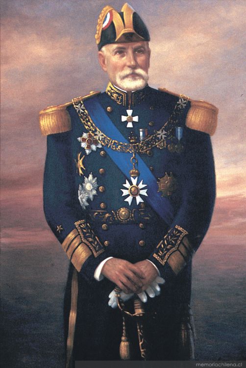 Vicealmirante don Jorge Montt Álvarez en traje de gala