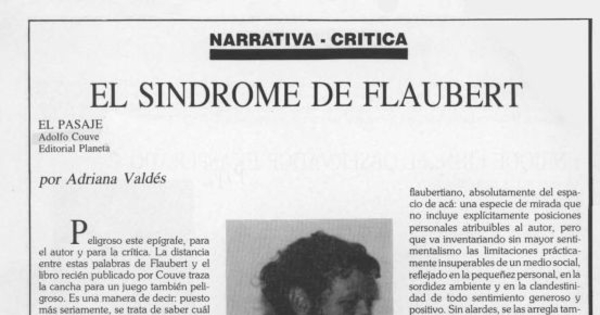El síndrome de Flaubert