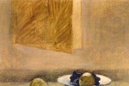 Pera y plato con frutas, 1984