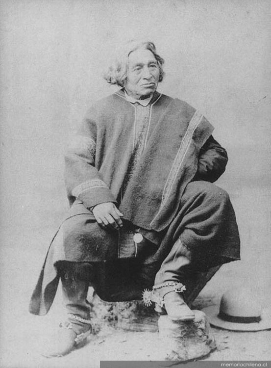 Longko mapuche, 1880